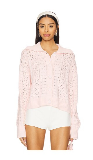Kaleo Cardigan in Light Pink | Revolve Clothing (Global)