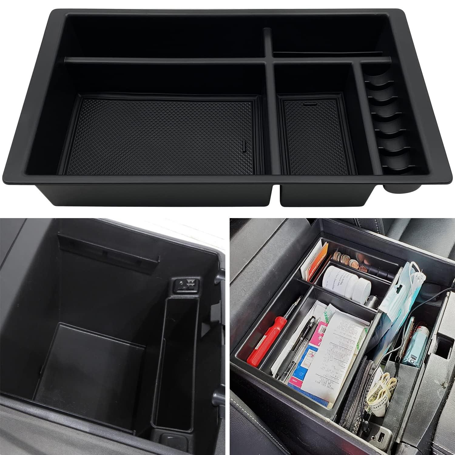 Center Console Organizer Compatible with 2015-2020 Chevy Yukon Tahoe Suburban and 2014-2018 GMC S... | Amazon (US)