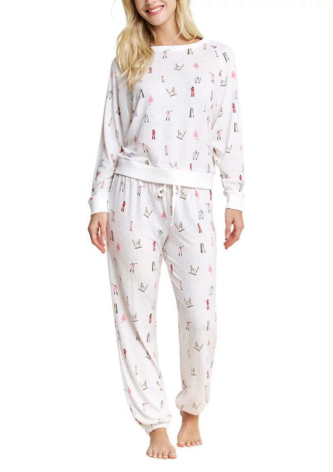 Star Seeker Brushed Jersey Long Set | Belk