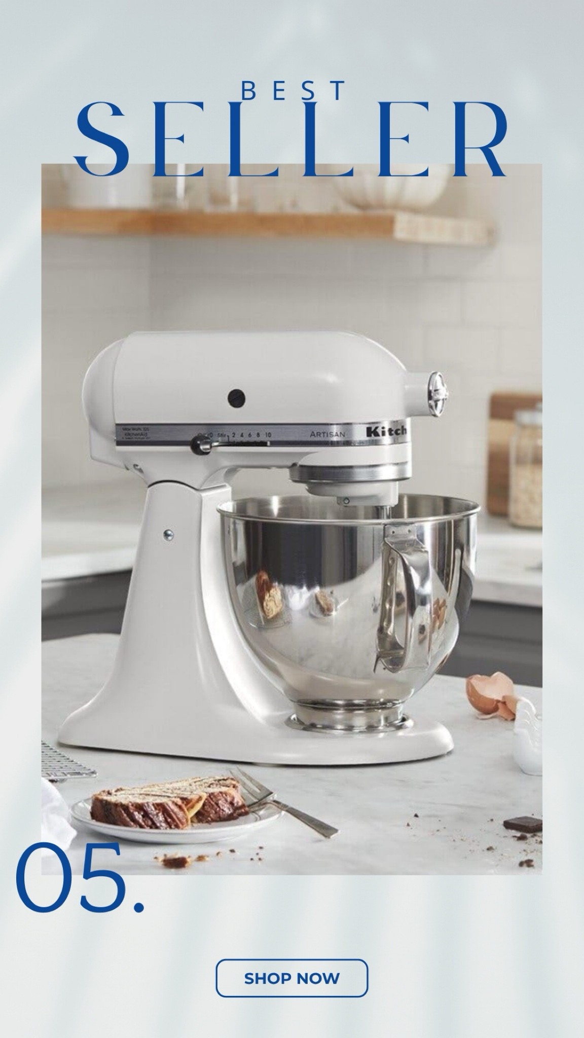 Best Seller: KitchenAid Mixer
SALE! 

[KitchenAid Artisan Series 5-Quart Tilt-Head Stand Mixer - KSM150PS, Milkshake]

#LTKSaleAlert #LTKHome