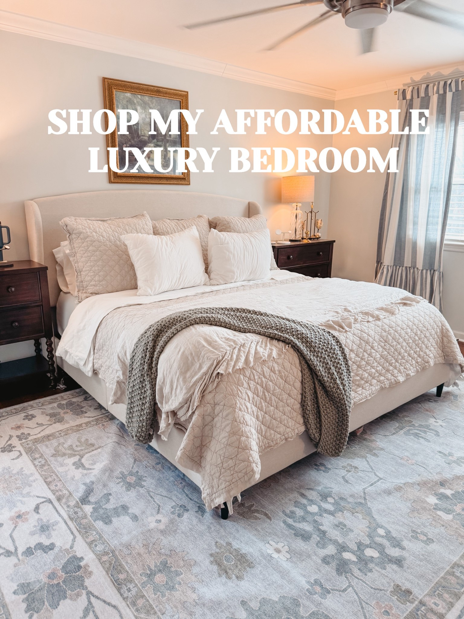 Affordable luxury bedroom finds that made my master feel so much more put together 🤍

I wanted that high-end, designer look (think Pottery Barn vibes) without the price tag, and these are the pieces that completely transformed my space. From my statement dresser to the faux hydrangeas and layered bedding — it’s all about those small details that make a room feel elevated.

If you’re trying to create a cozy, neutral, expensive-looking bedroom on a budget… start here ✨ everything is easy to style, timeless, and actually what I use in my own home.

Shop my full master bedroom below 🤍

#LTKSeasonal #LTKSaleAlert #LTKHome