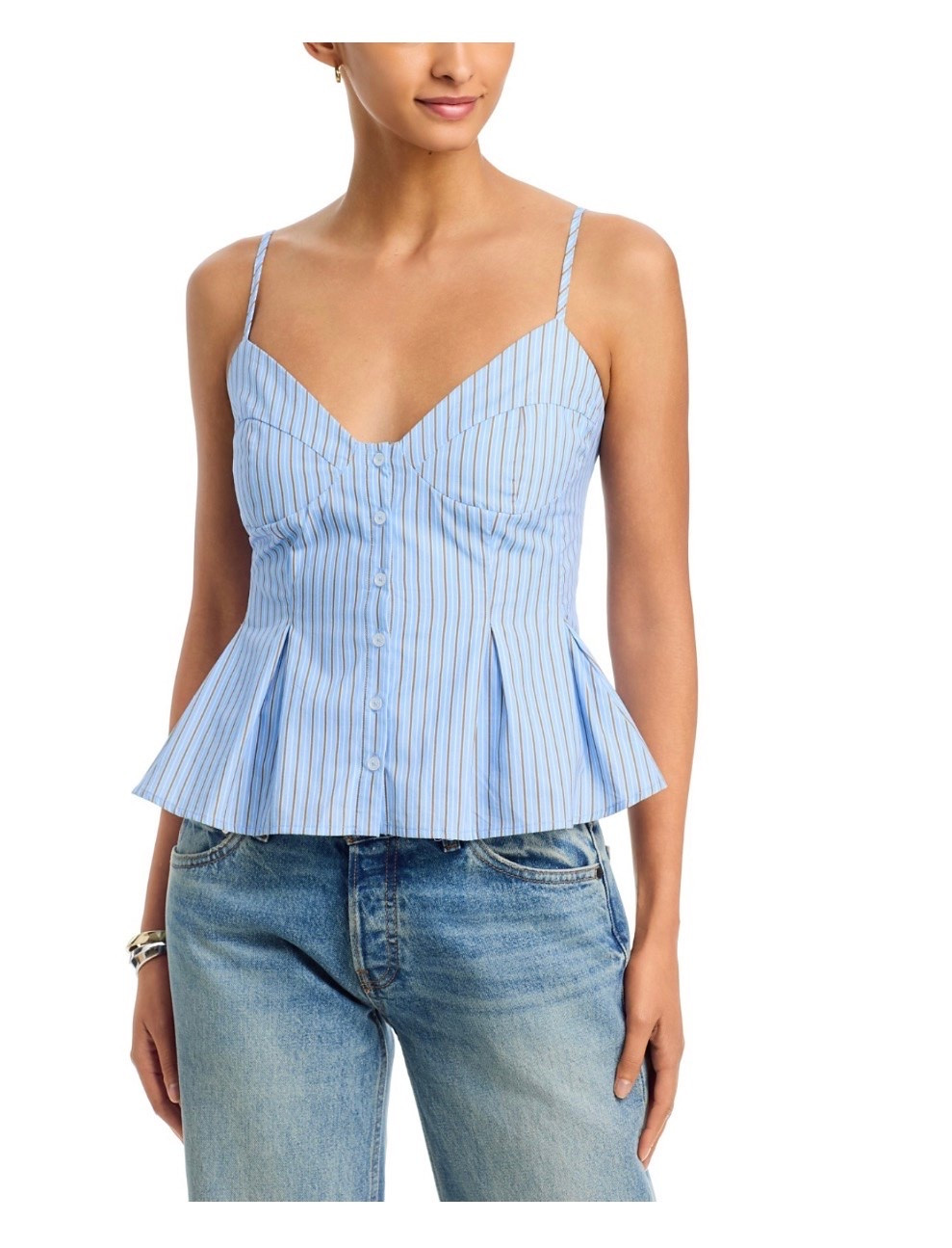 Aqua Peplum Top - Exclusive

#LTKSeasonal #LTKTravel #LTKWorkwear