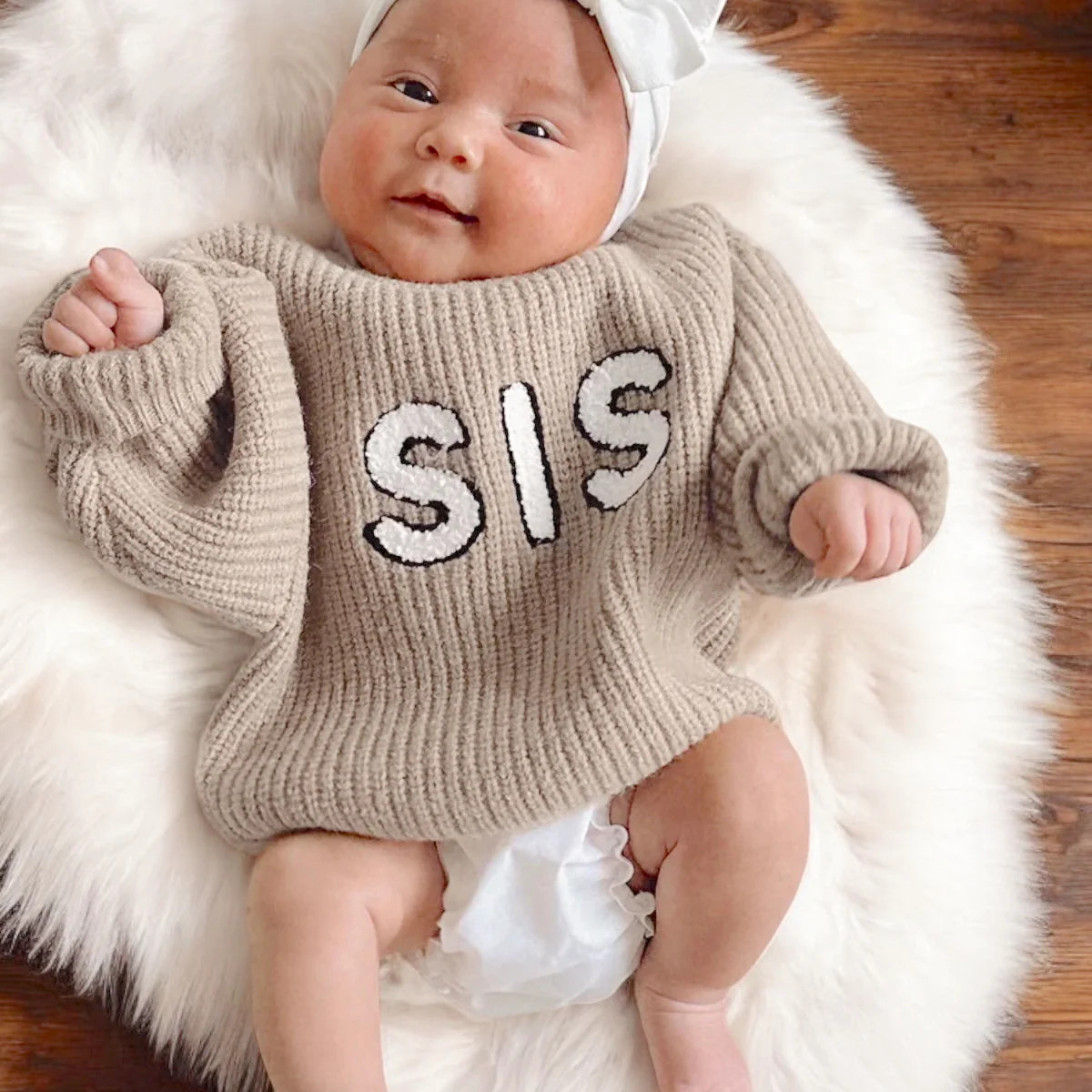 Sis Knit Sweater, Cocoa | SpearmintLOVE