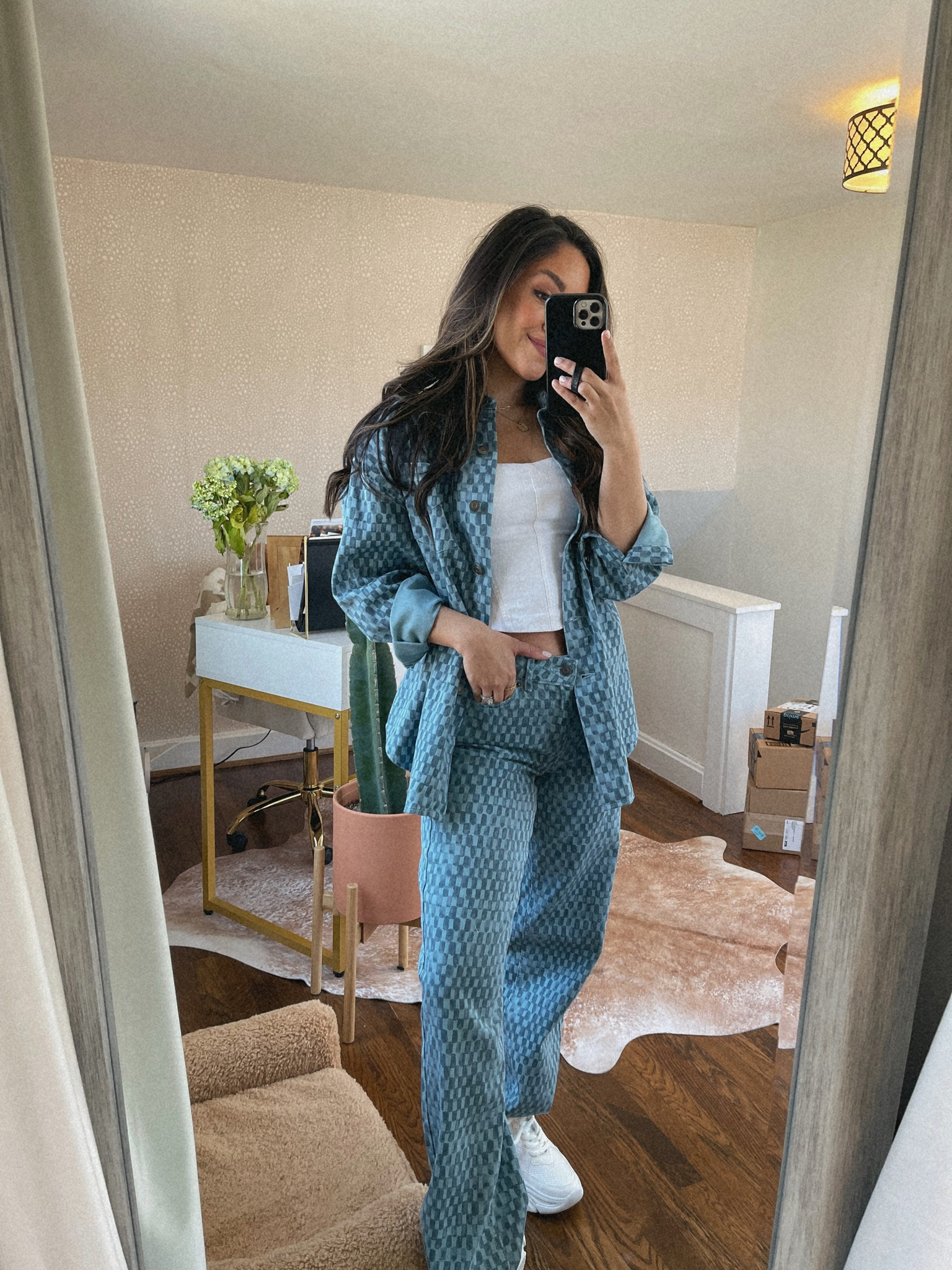 Both fit oversized, I sized down one!