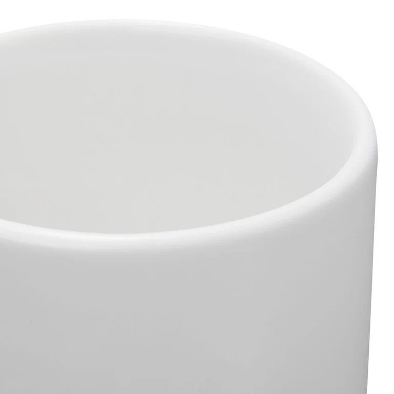Mainstays Glazed White Stoneware 12 - Ounces Mug | Walmart (US)