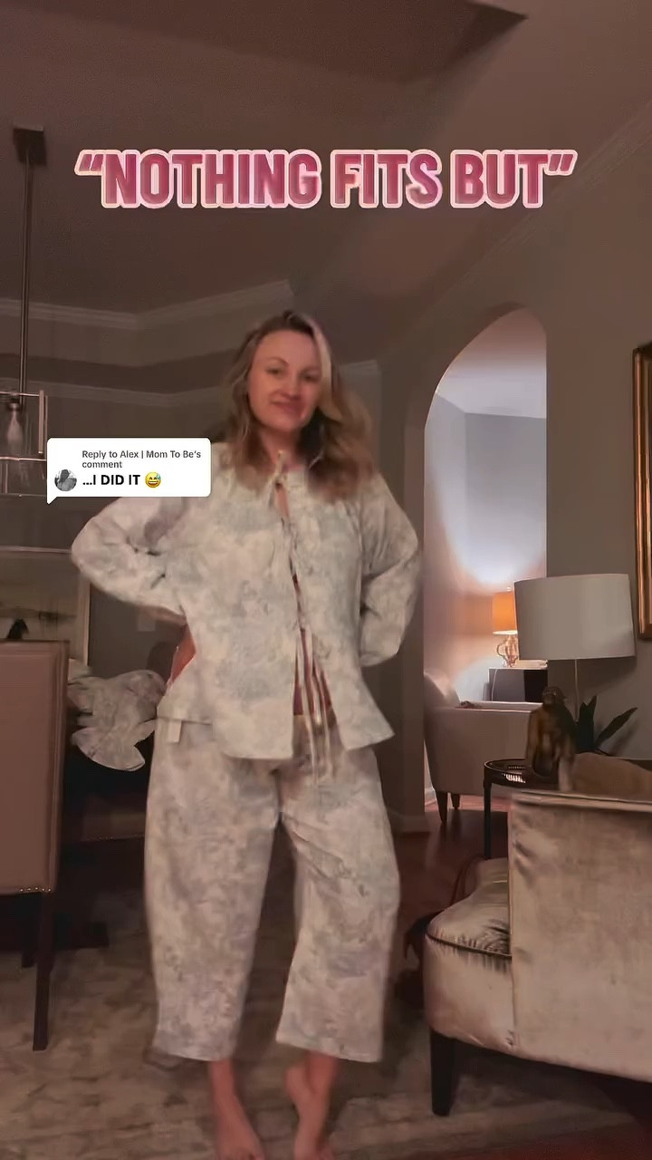 STAY TUNED FOR PART 3: TRY ON! 
•
Unboxing the MOST ADORABLE maternity and nursing pajama sets by @nothingfitsbut_official 
•
Link in b!0 to shop
•
•
•
•
#pregnancy #pregnancytiktok #maternity #maternityclothes #maternitystyle #laboranddelivery #hospitalbag #hospitalbagessentials #ftm #firsttimemom #babyontheway #momtobe #babyprep #laborprep
#birthprep #thirdtrimester #36weekspregnant #nfb #nothingfitsbut #maternityclothinghaul
#pregnancyhaul #twopieceset #pjset #matchingset #matchingsets #whattowear