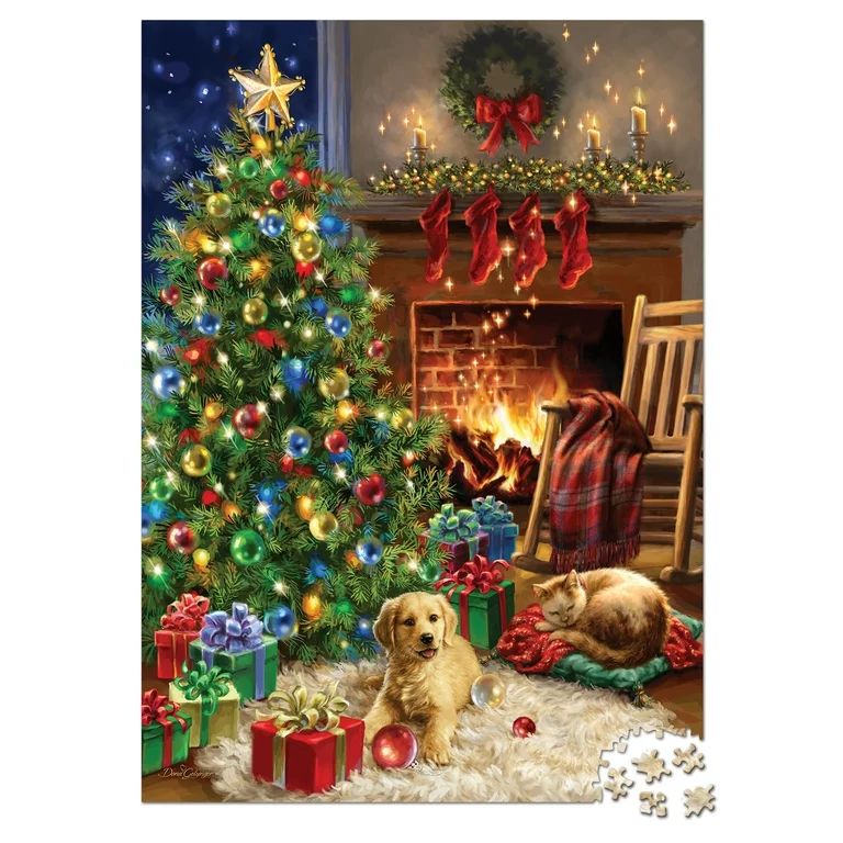 Springbok'S 500 Piece Jigsaw Puzzle Christmas Morning | Walmart (US)