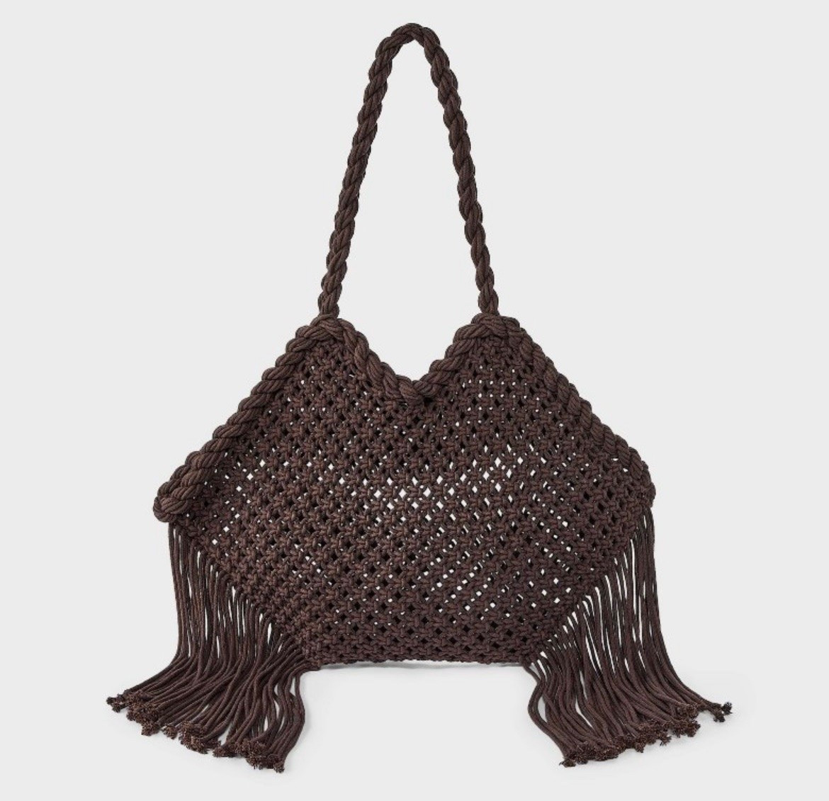 Target Hand Crafted Cotton Macrame Fringe Tote Bag

Target Style

#LTKOver40
