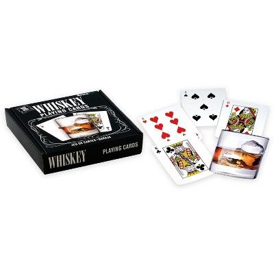 Gamago Whiskey Glass-Shaped Playing Cards | 52 Card Deck + 2 Jokers | Target