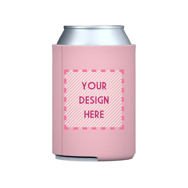 Custom Design Can Cooler | Sprinkled With Pink