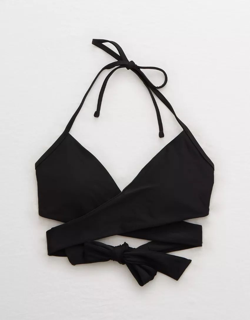 Aerie Wrap Halter Bikini Top | American Eagle Outfitters (US & CA)