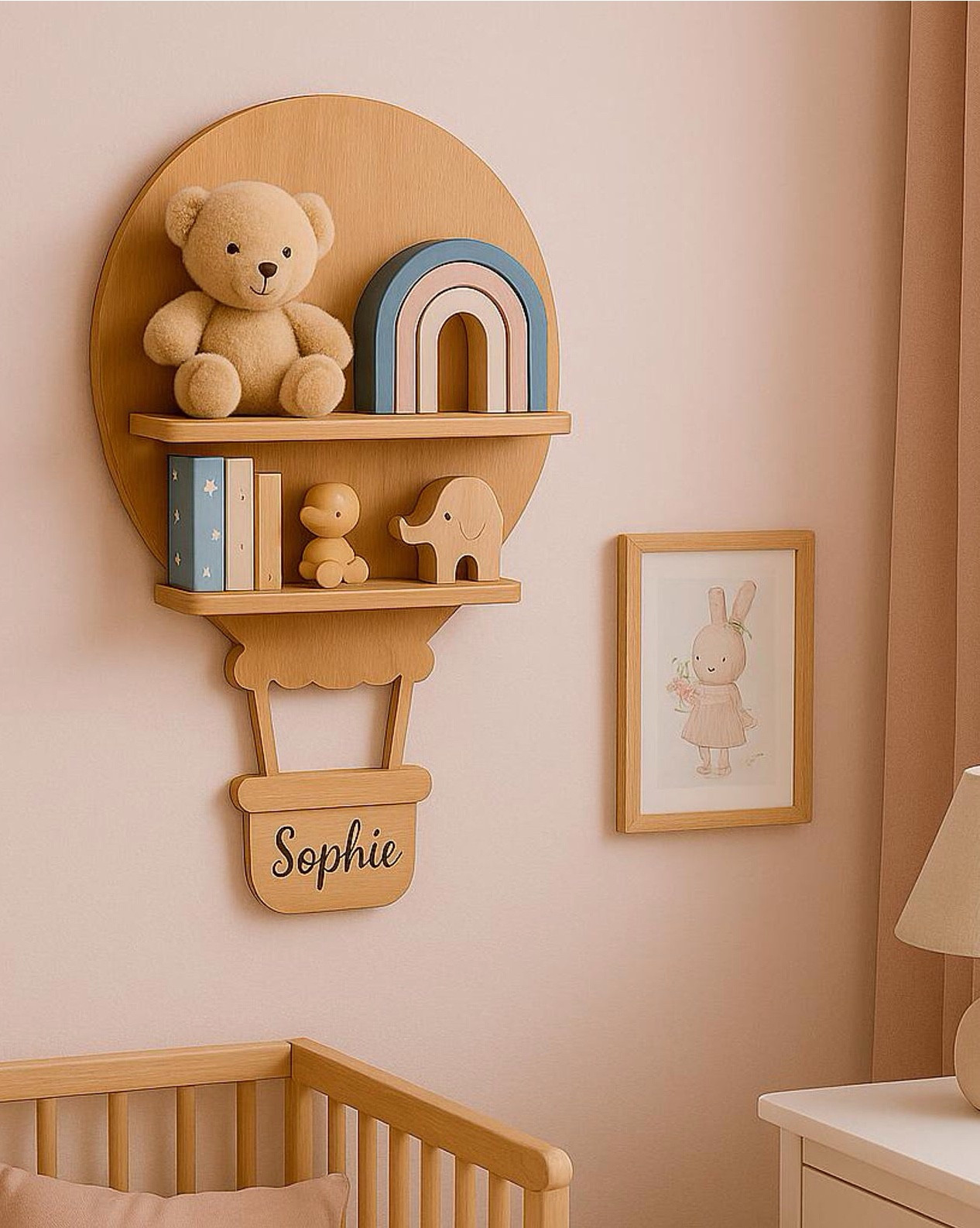 Personalized Balloon Shelf, Boho Nursery Decor, Baby Safe Wood

#LTKmomlife #LTKKids #LTKBaby