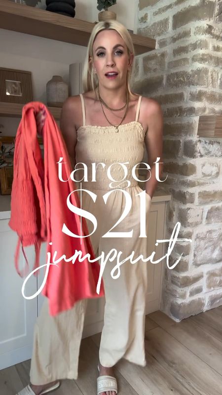 Target $21 jumpsuit! This is such a great find from target, looks similar to free people but affordable! You can layer it or wear it on its own! It’s on sale this week so it’s a great time to buy. And it comes in several colors!
.
#target #targetfinds #targetstyle #grwm #reel #ootd #fashion #style #affordablefinds #attainablestyle #casualstyle #momstyle #momlife

#LTKsalealert #LTKmidsize #LTKfindsunder100