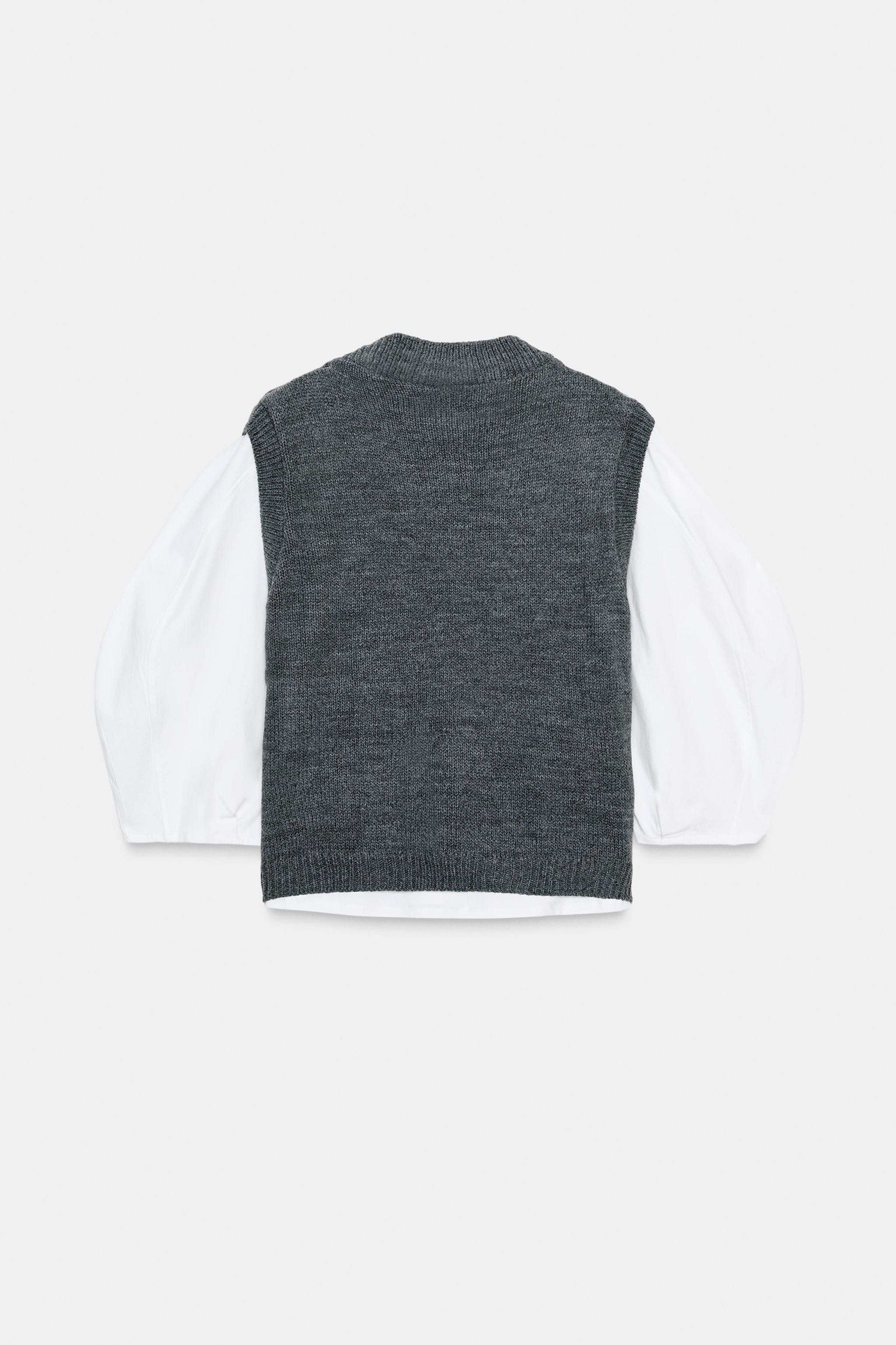 CONTRAST WAISTCOAT T-SHIRT | Zara US