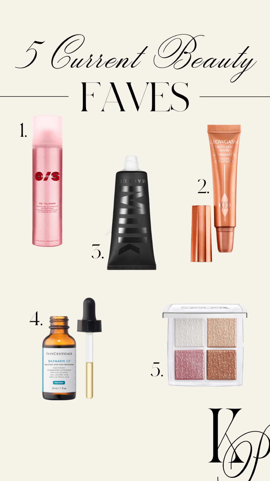 5 Beauty Faves I’m Currently Loving!! #kathleenpost #beautyfaves #currentlyloving #whatimwearing

#LTKBeauty #LTKFindsUnder100 #LTKStyleTip