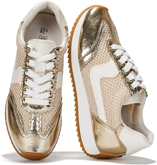 Project Cloud Sneakers for Women – Lightweight Lace-Up Shoes for Women with Memory Foam Insoles... | Amazon (US)