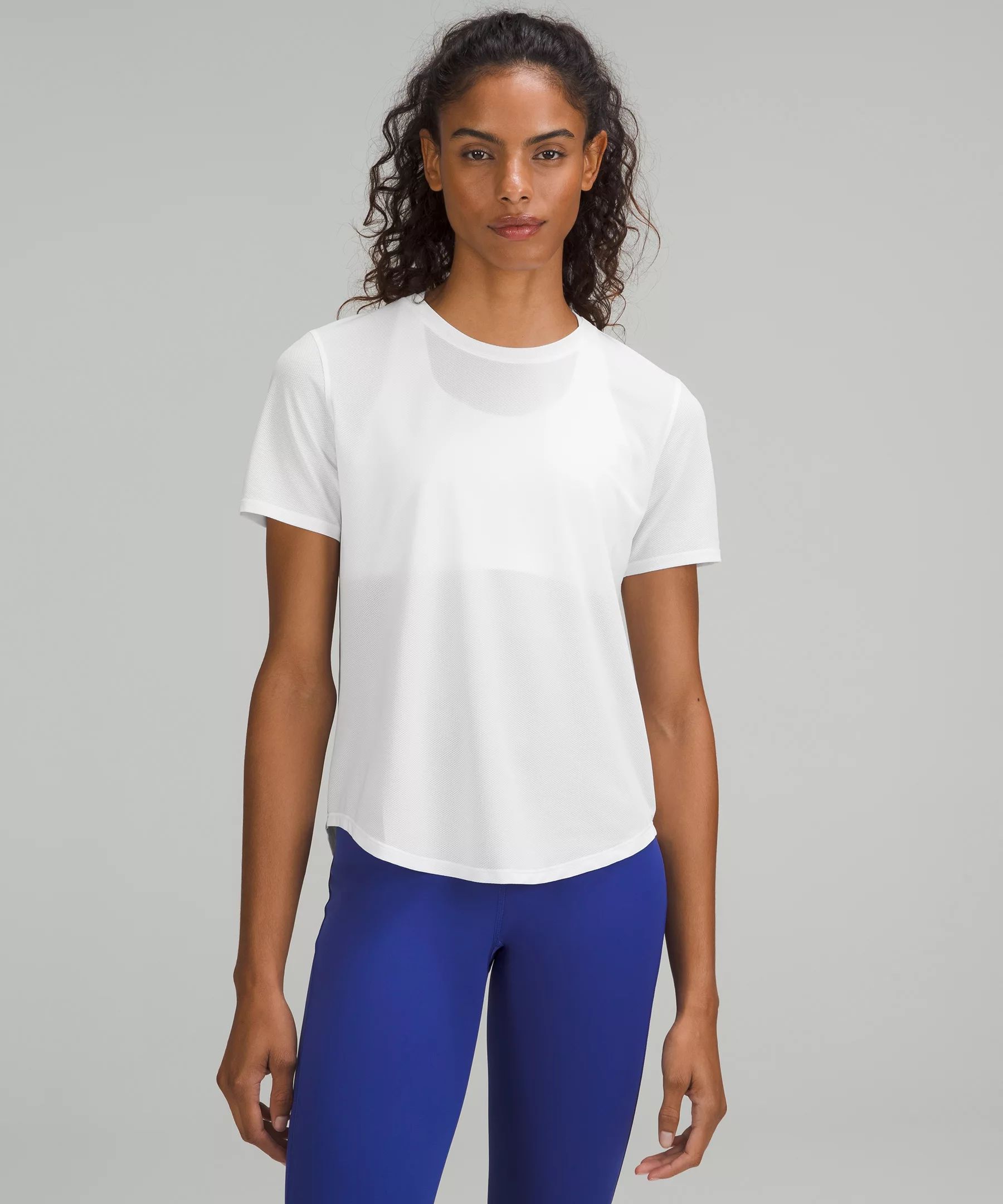 High-Neck Running and Training T-Shirt | Women's Short Sleeve Shirts & Tee's | lululemon | Lululemon (US)