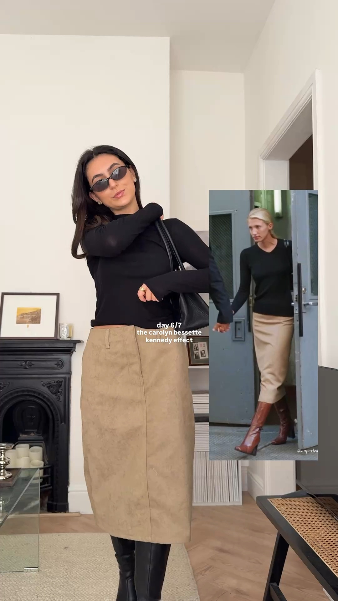 Carolyn bessette kennedy ootd 