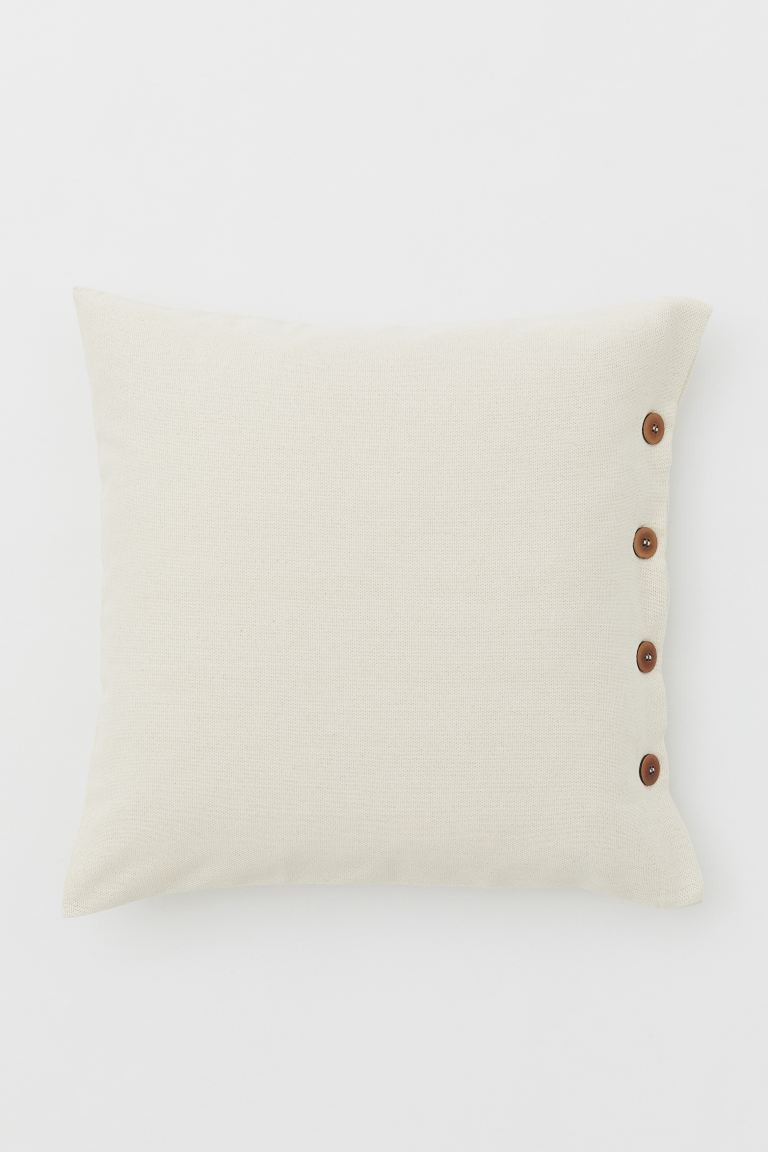 Wooden-button Cushion Cover
							
							$17.99 | H&M (US + CA)