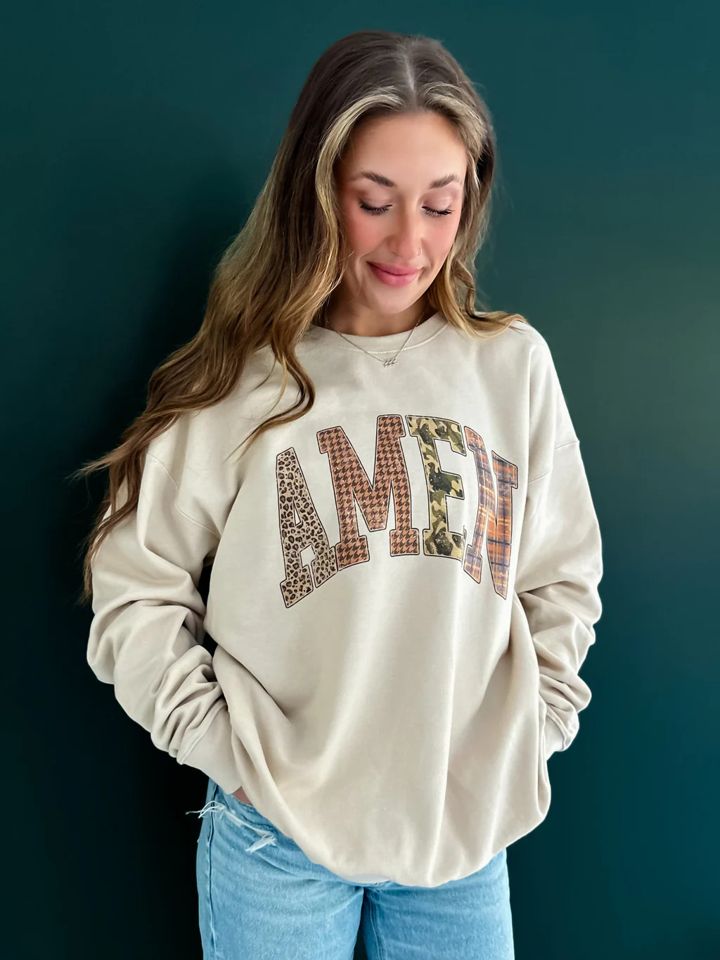 AMEN Patchwork Sweatshirt | Worthy Wear