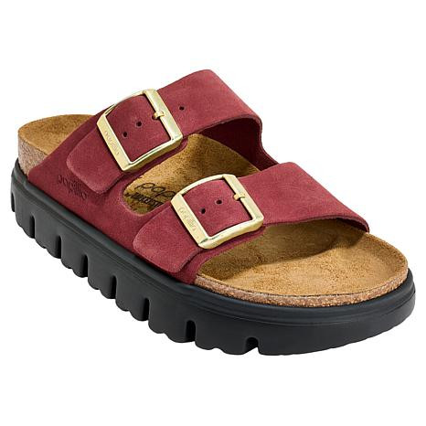 Birkenstock Papillio Arizona Chunky Platform Sandal- Zinfandel or Gray | HSN