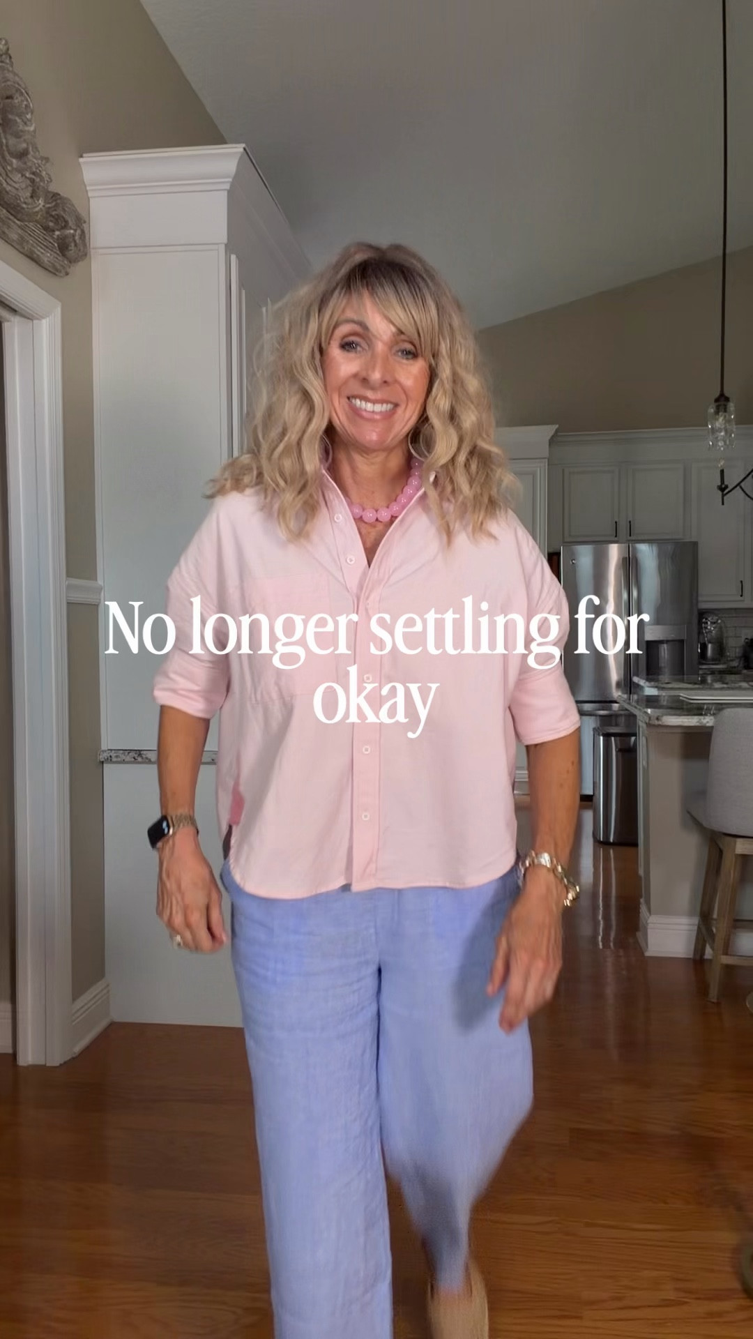 These linen pants are a great alternative to shorts. Wearing a small in the pants and an XS in the shirt.  Spring Outfits 2026

#LTKootd #LTKOver40