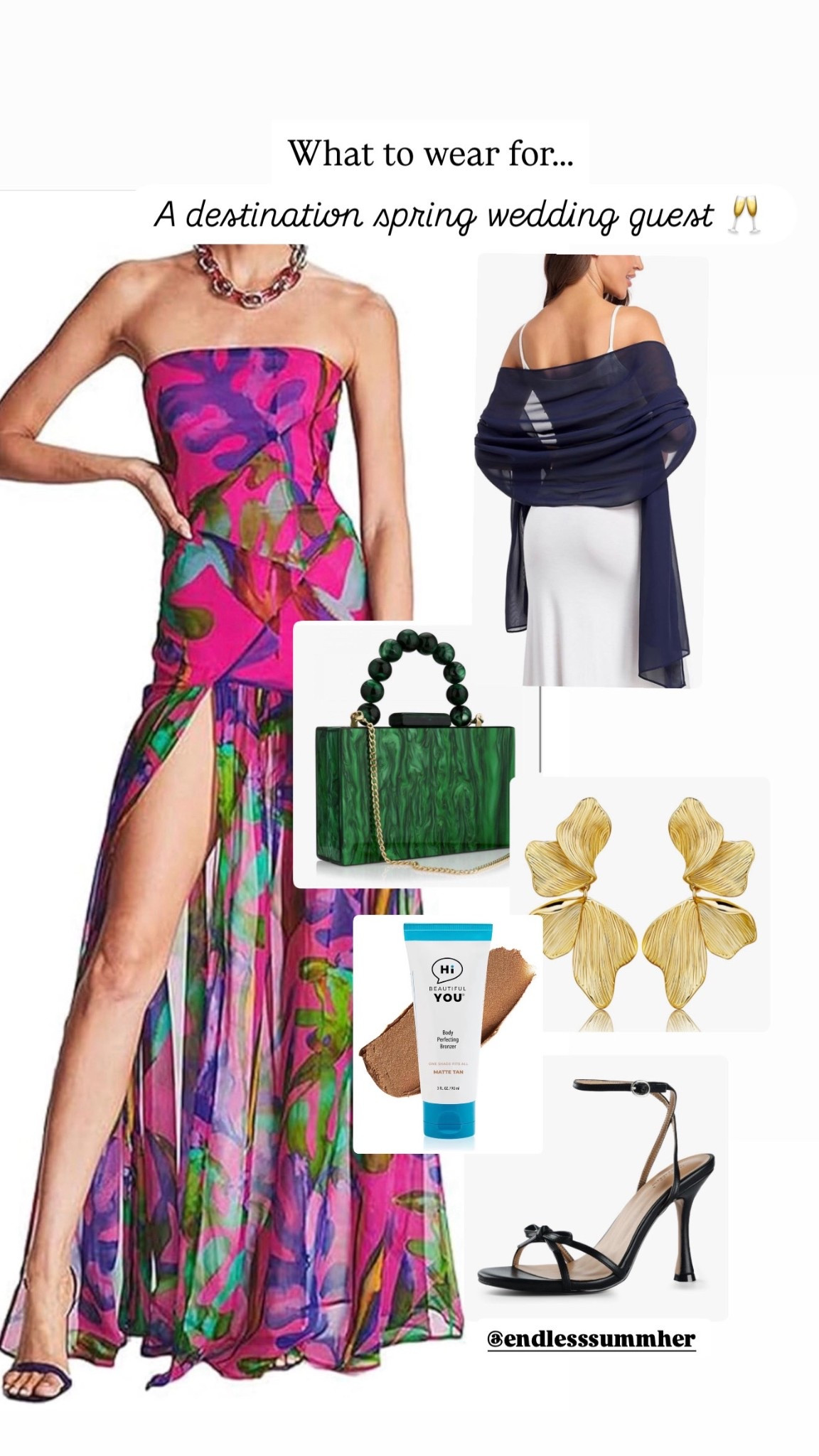 A designer inspired, destination wedding guest look that is comfortable and so chic. This dress is seriously insane! 

#LTKWedding #LTKTravel #LTKSeasonal