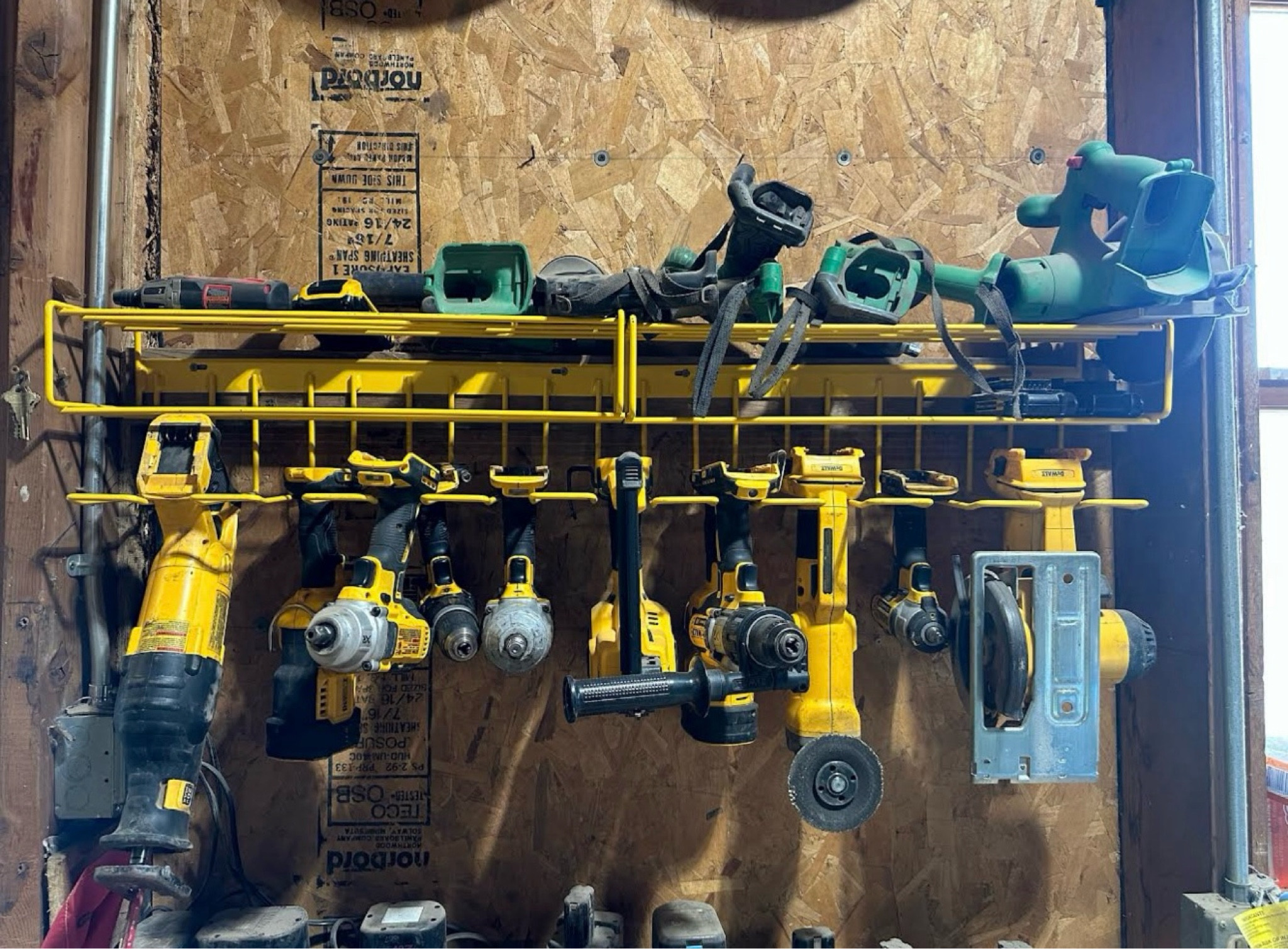 At the farm, we are #DEWALT Kyle is #MILWAUKEE 

Fancy Farmer // Oh That's Chelsey // Dewalt // power tools // farm tools // shop organization // power tools organization // fancy farmer finds 

#LTKHome #LTKFindsUnder100 #LTKSaleAlert