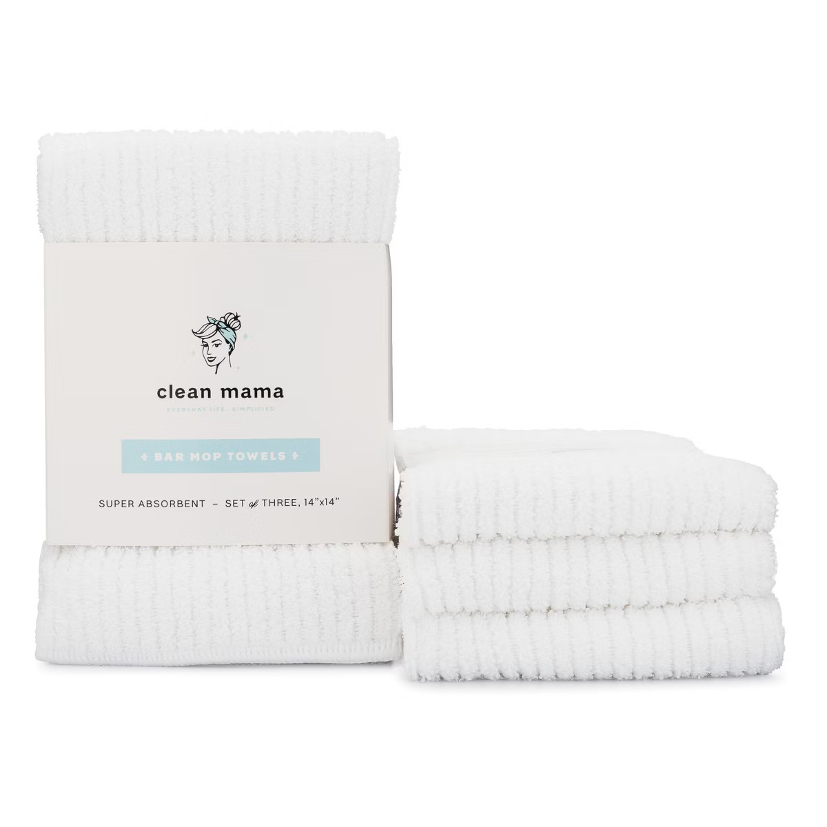 Clean Mama Cotton Set Of 6 Bar Mops | Target