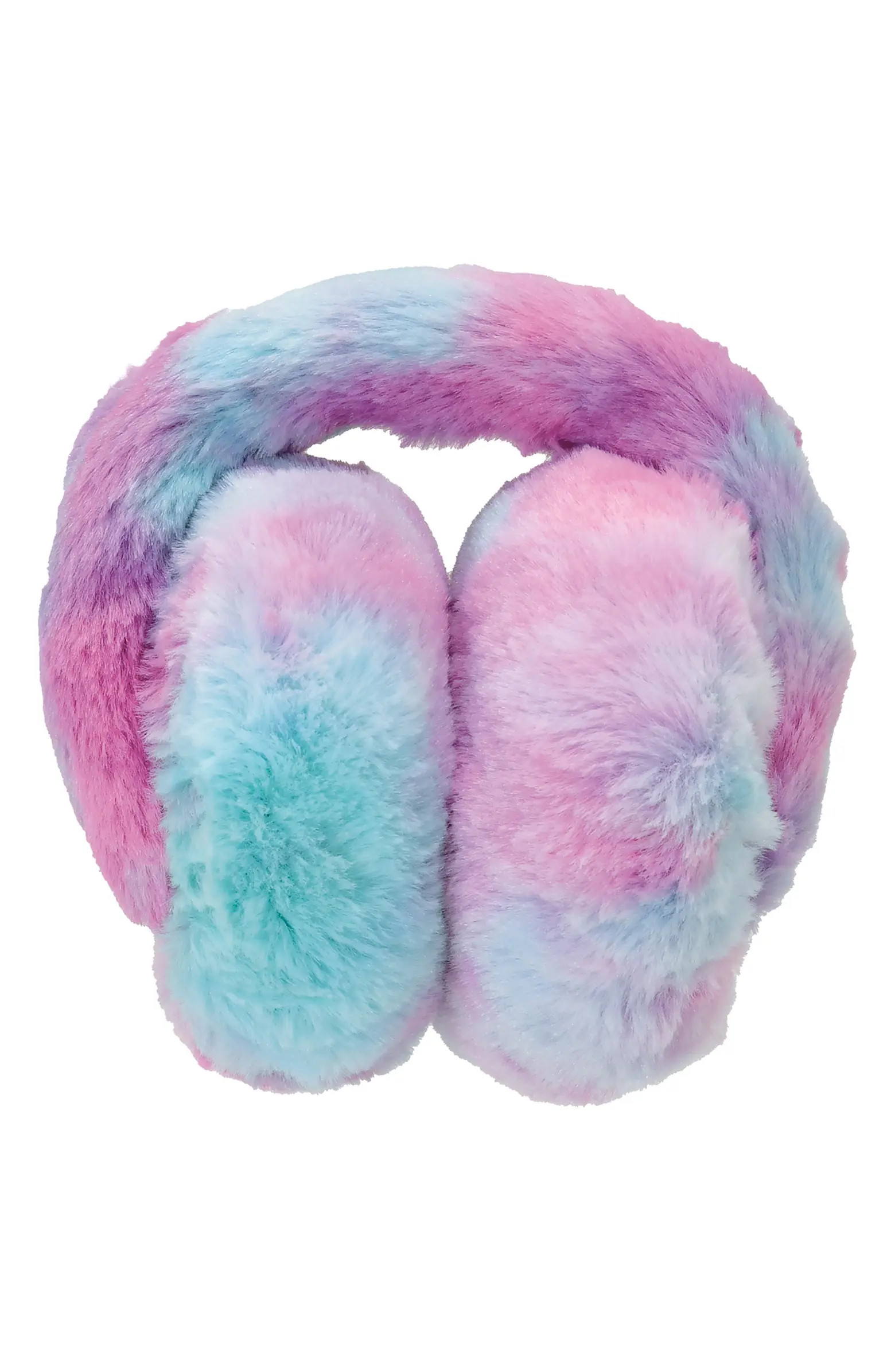 Iscream Bubble Gum Faux Fur Wireless Headphones | Nordstrom | Nordstrom