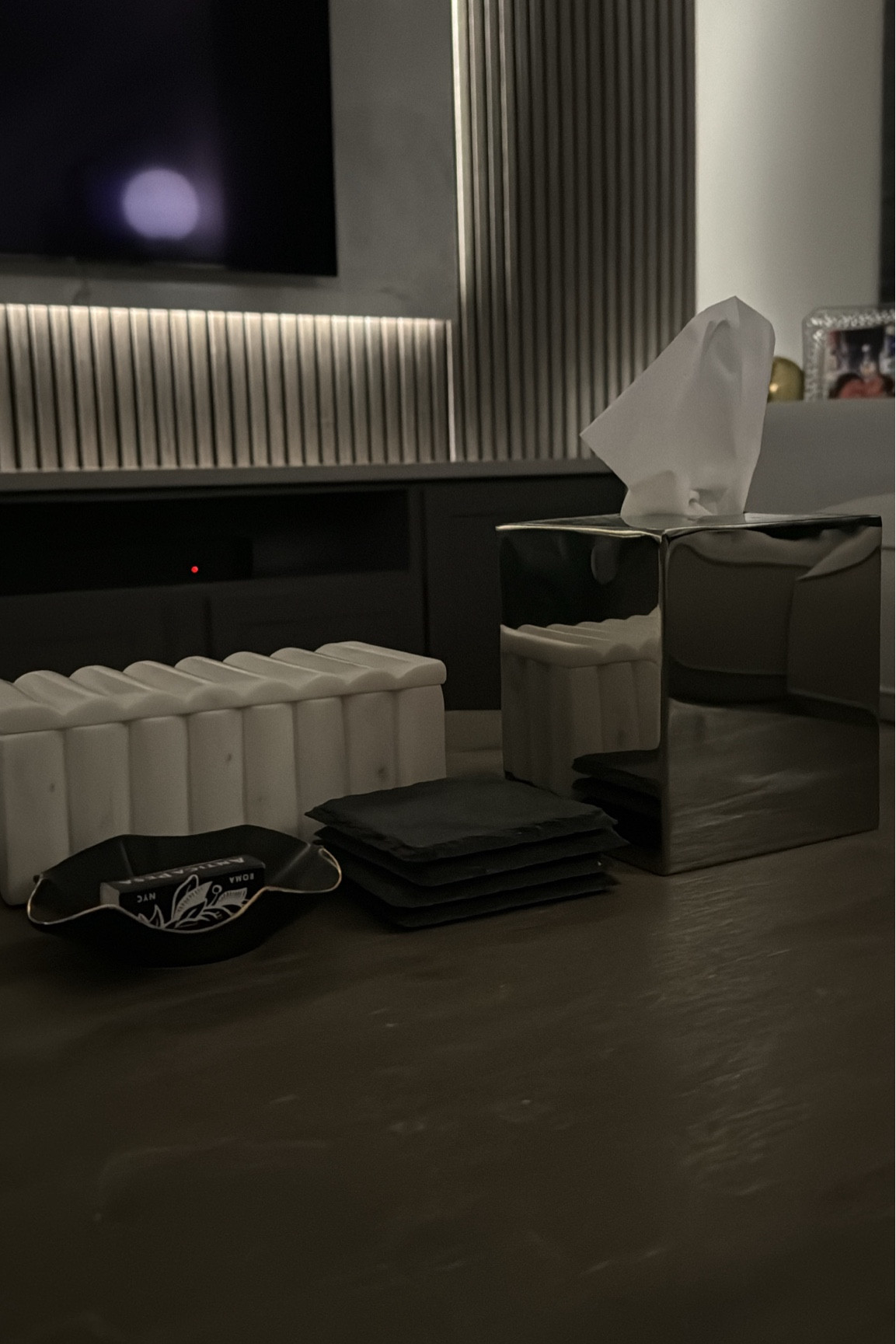 Tissue box, Marble box, black mini catchall, coaster 

Coffee tablescape, coffee table decor, home decorr

#LTKFamily