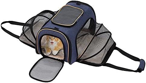 IOKHEIRA Airline Approved Pet Carrier Expandable Soft-Sided Travel Carriers for Cats Dogs and Sma... | Amazon (US)