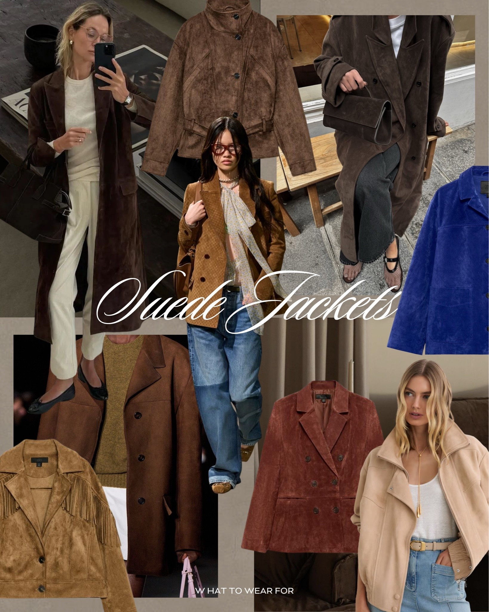Autumn 2036 trends: suede jackets 🧥

#LTKautumn