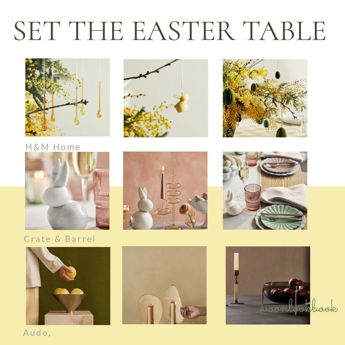 ✨ Set the Table for Easter ✨

Spring is in the air, and it’s time to create a beautiful Easter tablescape! 🌿🐣 
Whether you love a soft pastel look or a modern minimalist vibe, these decor pieces from H&M, Audo, and Crate & Barrel will make your table feel extra special. Think elegant dinnerware, delicate glassware, and charming seasonal accents to welcome your guests in style! 💛

#EasterTable #SpringDecor #TableSetting #EasterBrunch #LTKHome #HolidayHosting 

 #LTKeurope #LTKhome #LTKstyletip