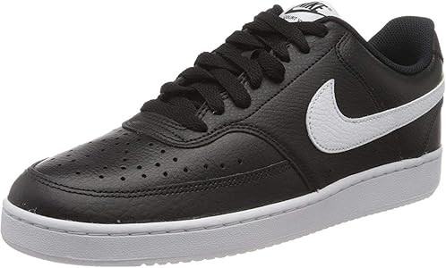 Amazon.com | Nike Men's Court Vision Low Sneaker, Black/White-Photon Dust, 14 Regular US | Basket... | Amazon (US)