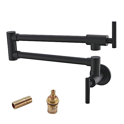 Havin Brass Pot Filler,Pot Filler Faucet Wall Mount,Brass Material,with Double Joint Swing Arms (... | Amazon (US)