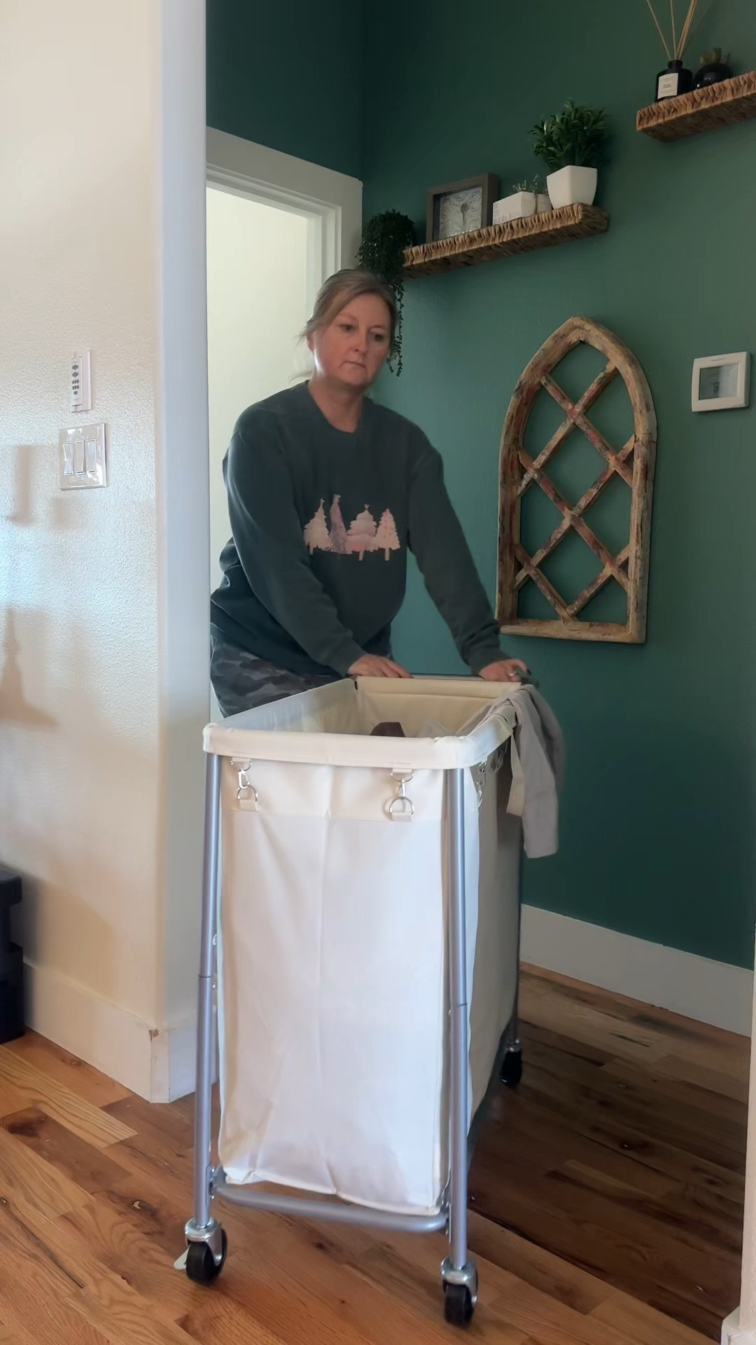 My favorite laundry basket with three compartments. It’s mostly my favorite because it rolls around and it’s fun to spin 🤭 but it also holds a lot of laundry and makes it easy to move from my room

#LTKFindsUnder100