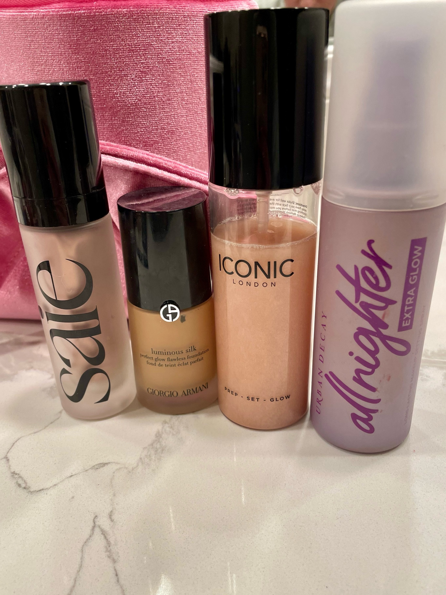 My go to glowy skin makeup that lasts all day. I’ve used Urban decay all nighter spray for years. Recently switched to iconic. Love the look of iconic, and love how long allnighter lasts 

#LTKSaleAlert #LTKStyleTip #LTKBeauty