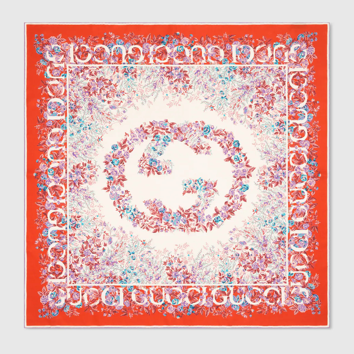 Gucci - Printed silk twill carr\u00e9 | Gucci (US)