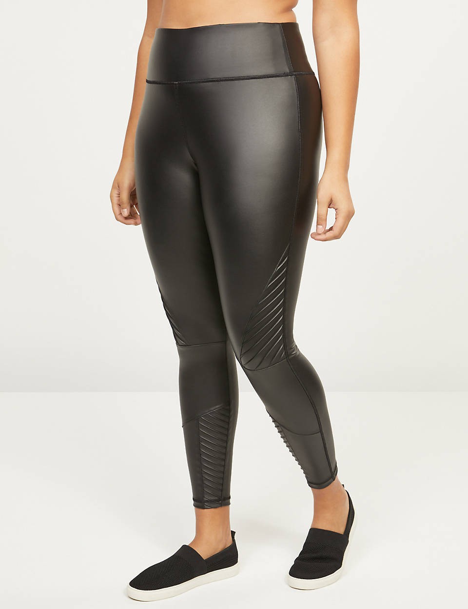 lane bryant leather leggings