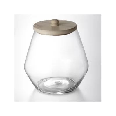 Glass Storage Jar Gracie Oaks Size: 11.5" H x 10.5" W x 10.5" D | Wayfair North America