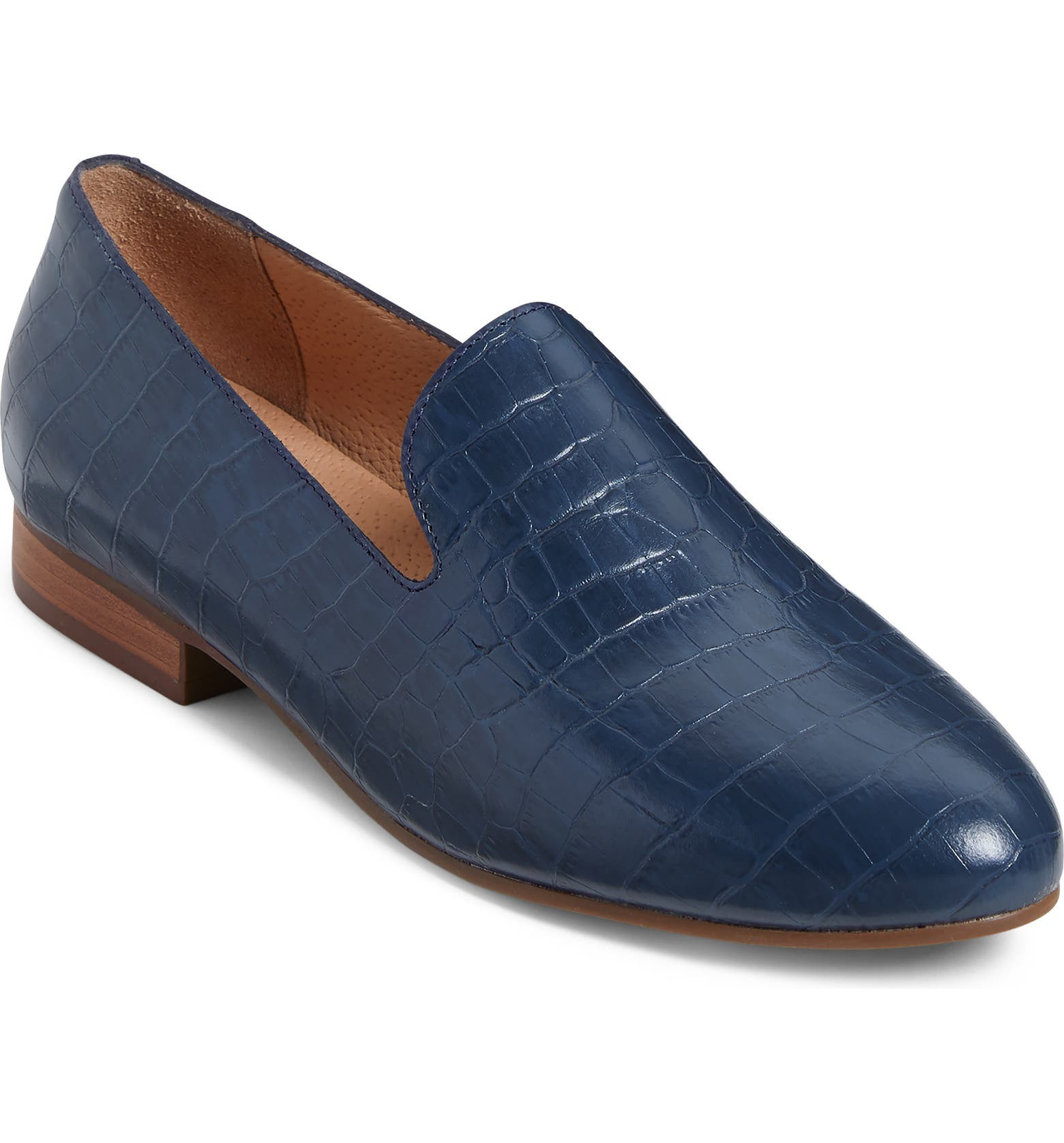 Audrey Croc Embossed Loafer | Nordstrom