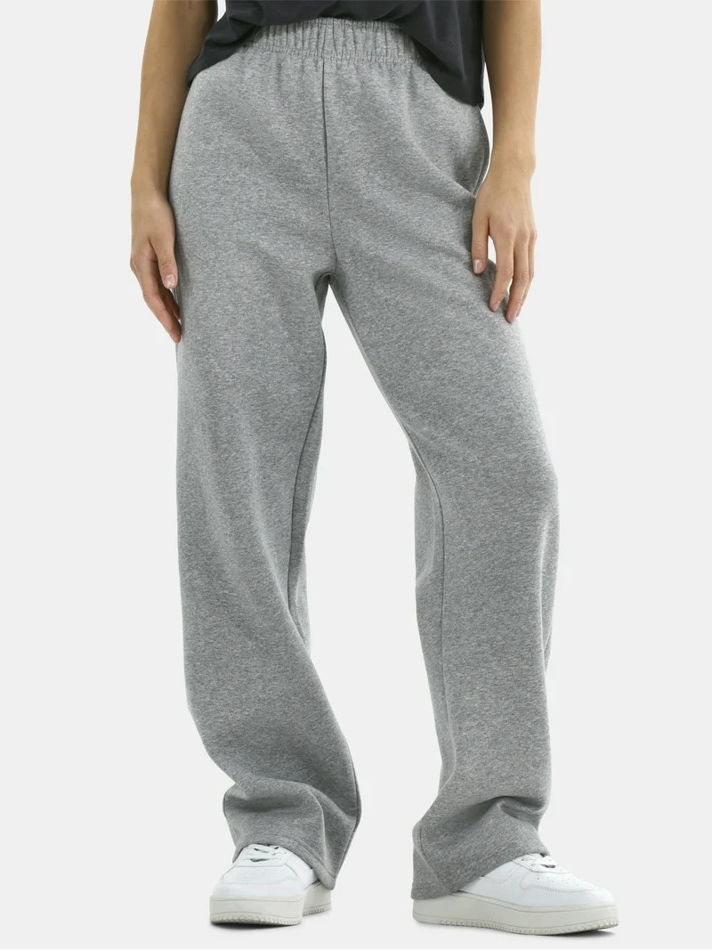 Athletic Works Women's Fleece Pants with Pockets, 30" Inseam, Sizes XS-XXXL | Walmart (US)