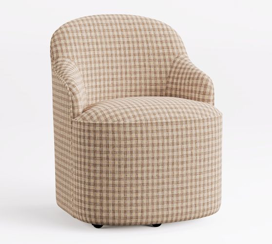 Jamie Upholstered Desk Chair | Pottery Barn (US)