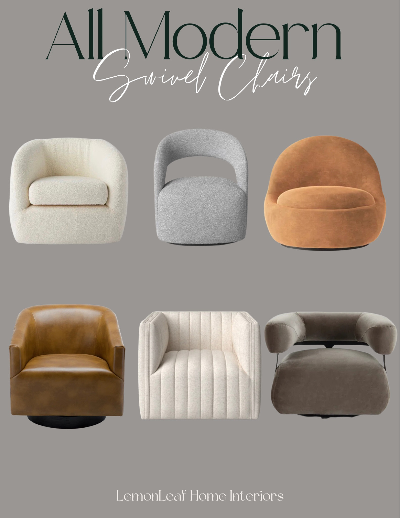 My favorite swivel chairs from @allmodern  I used the Aquila barrel chair in white performance boucle for my bedroom sitting area. It’s the perfect size! 

#allmodernpartner #modernmadesimple


#LTKsalealert #LTKhome #LTKstyletip