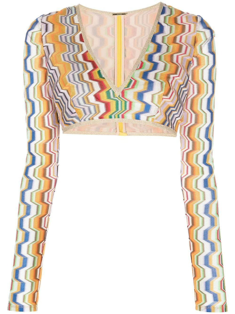 Sosa Abstract-Print Knitted Top | Tootsies