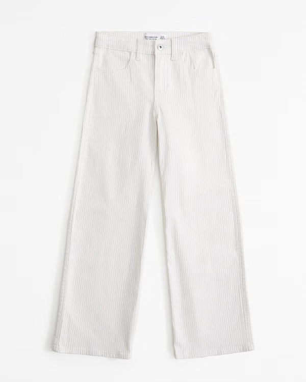 girls high rise wide leg jeans | girls bottoms | Abercrombie.com | Abercrombie & Fitch (US)