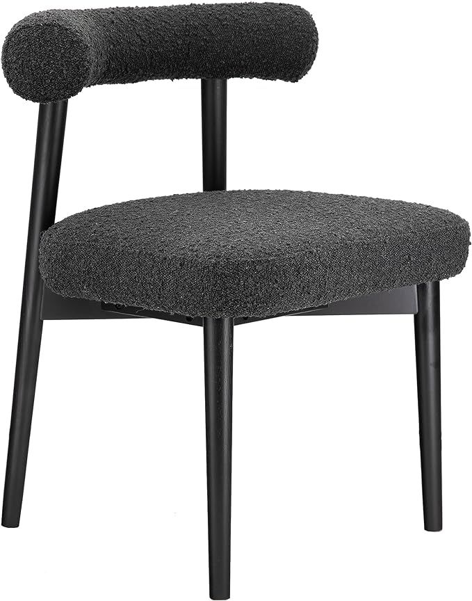 Tov Furniture Spara Black Boucle Side Chair | Amazon (US)