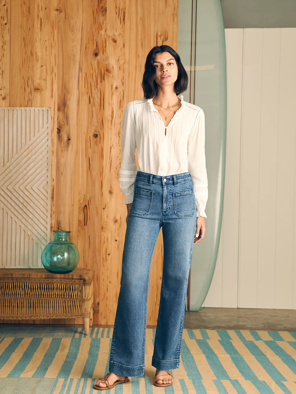 Stretch Terry Patch Pocket Pant | Faherty