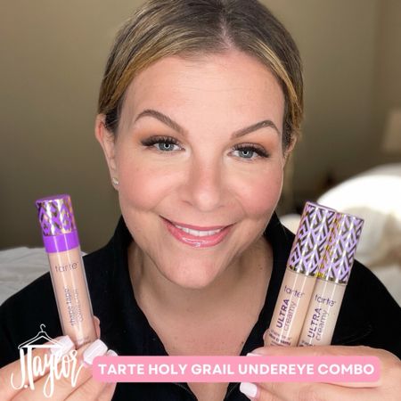 Tarte Shape Tape Ultra Creamy Concealer is my holy grail, but it’s even better paired with the Tarte Shape Tape Corrector in Peach. This duo is what I lean on for my 40 year old dry under eyes! In the concealer I mix shades 20B and 22B in the Shape Tape concealer.

LTK spring sale, Tarte cosmetics 

#LTKSpringSale #LTKbeauty #LTKover40